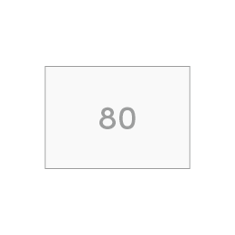 80 g/m² Naturpapier weiß  