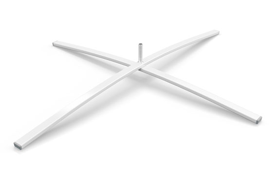 Beachflag Bodenelement Kreuzfuß Indoor