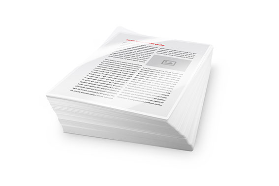 Loseblattsammlung laminiert