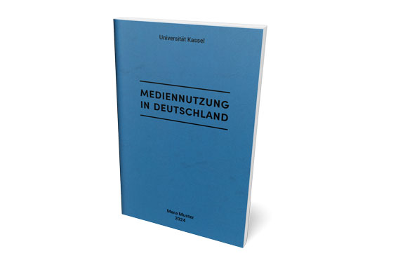 Bachelorarbeit Softcover Klebebindung mit Titeldruck